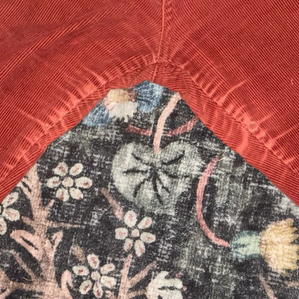 VINTAGE Levi Strauss Rust Corduroy Flare Pants - Misses Size 12 - Picture 7 of 7